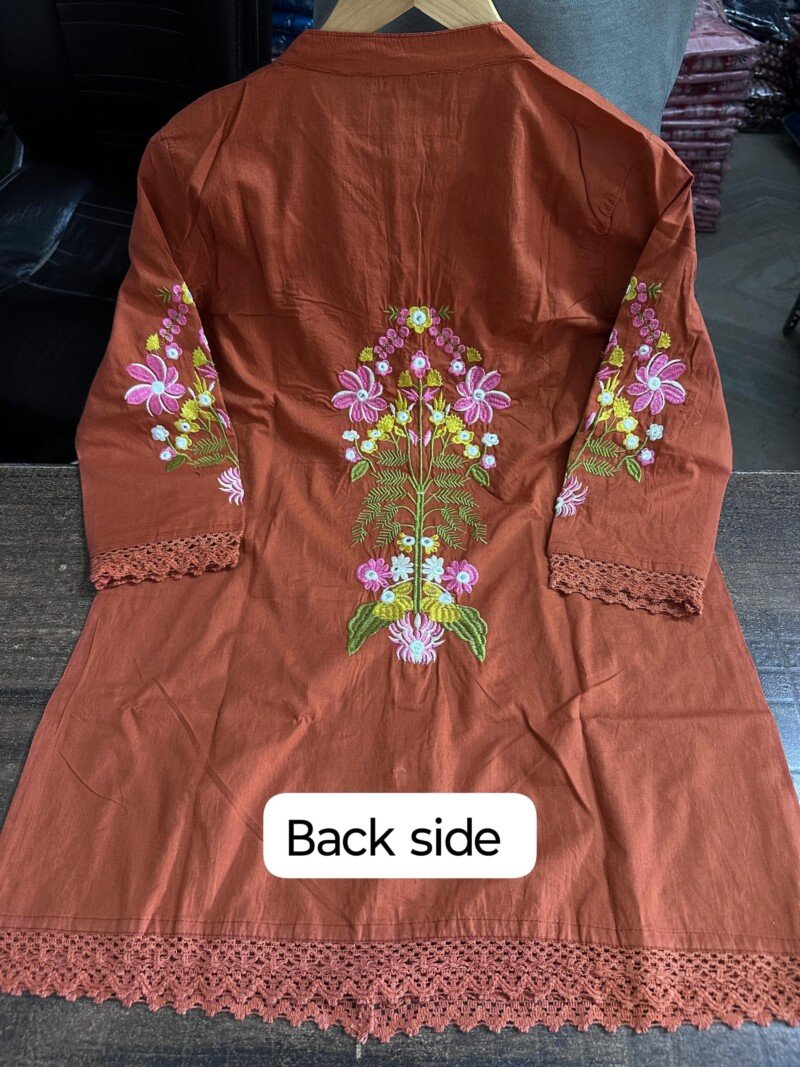 Beautiful Heavy Cotton Embroidered Cord Set Readymade - Image 6