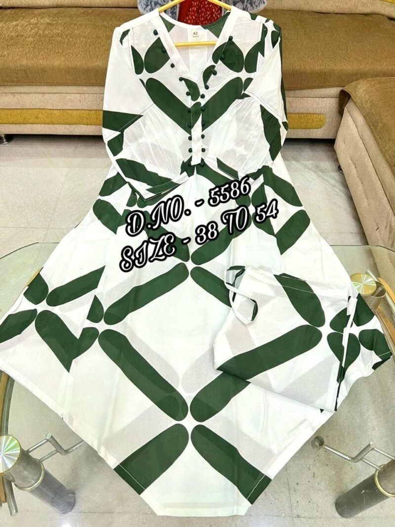 Plus/Regular Size Beautiful White Cotton Cord Suit Fully Stitched - Image 5