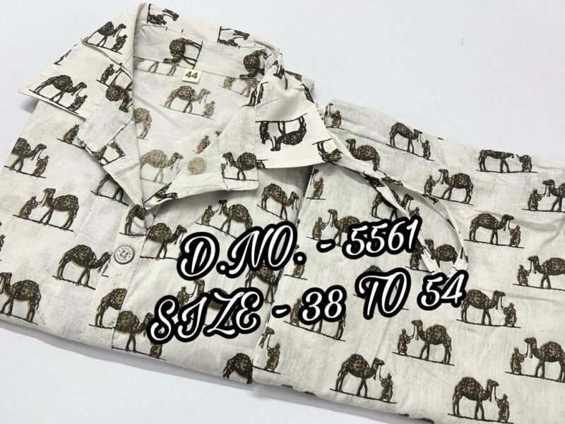 Plus/Regular Size Cord Set, Cotton Printed 2p. Cord Set Stitched - Image 9