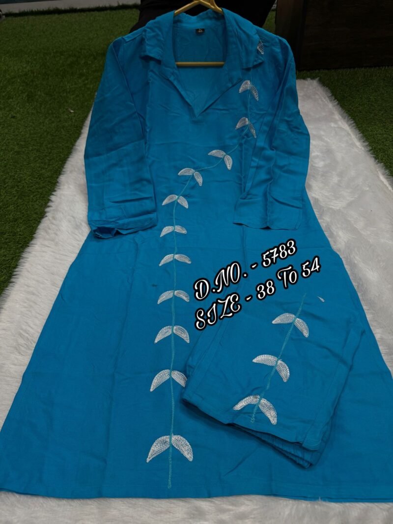 Plus/ Regular Size Dress Beautiful Cotton Printed Cord Set - Image 6